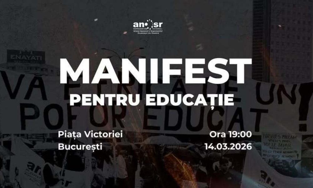 Tăierile bugetare scot studenții la protest în Piața Victoriei