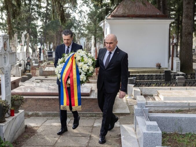 Omagiu adus artizanilor Unirii: Ilie Bolojan, vizită la Cernica