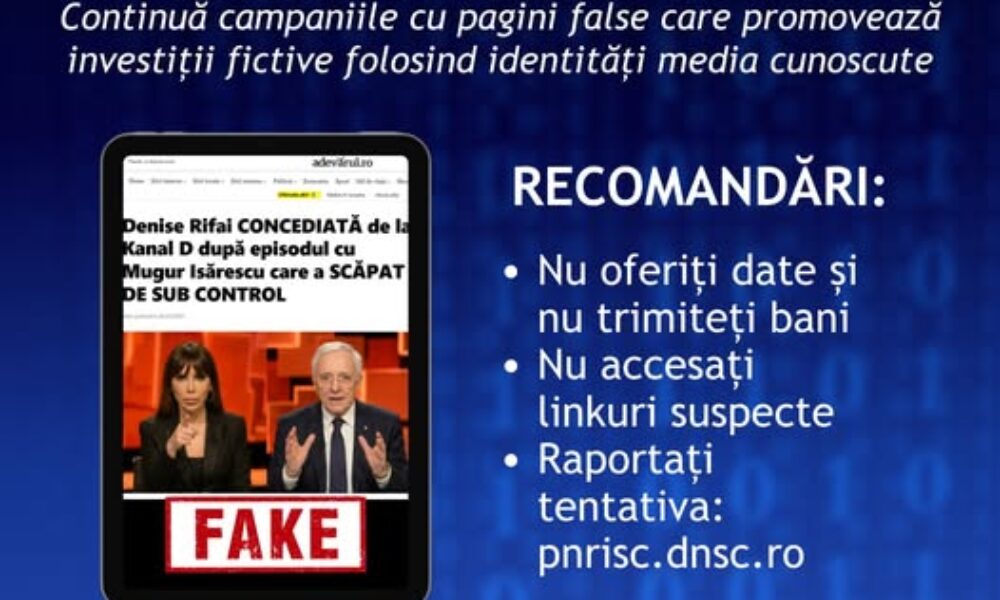 Escrocherii online prin investiții false! Pagini și reclame înșelătoare
