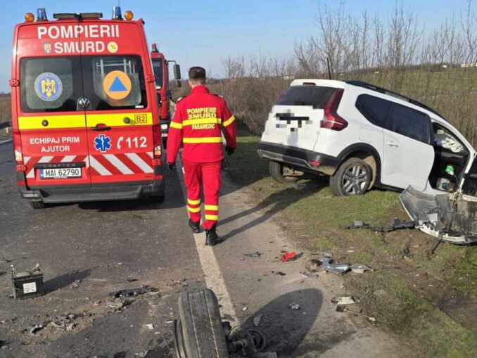 Accident mortal pe DN6. Un bărbat și-a pierdut viața, iar altul a fost rănit