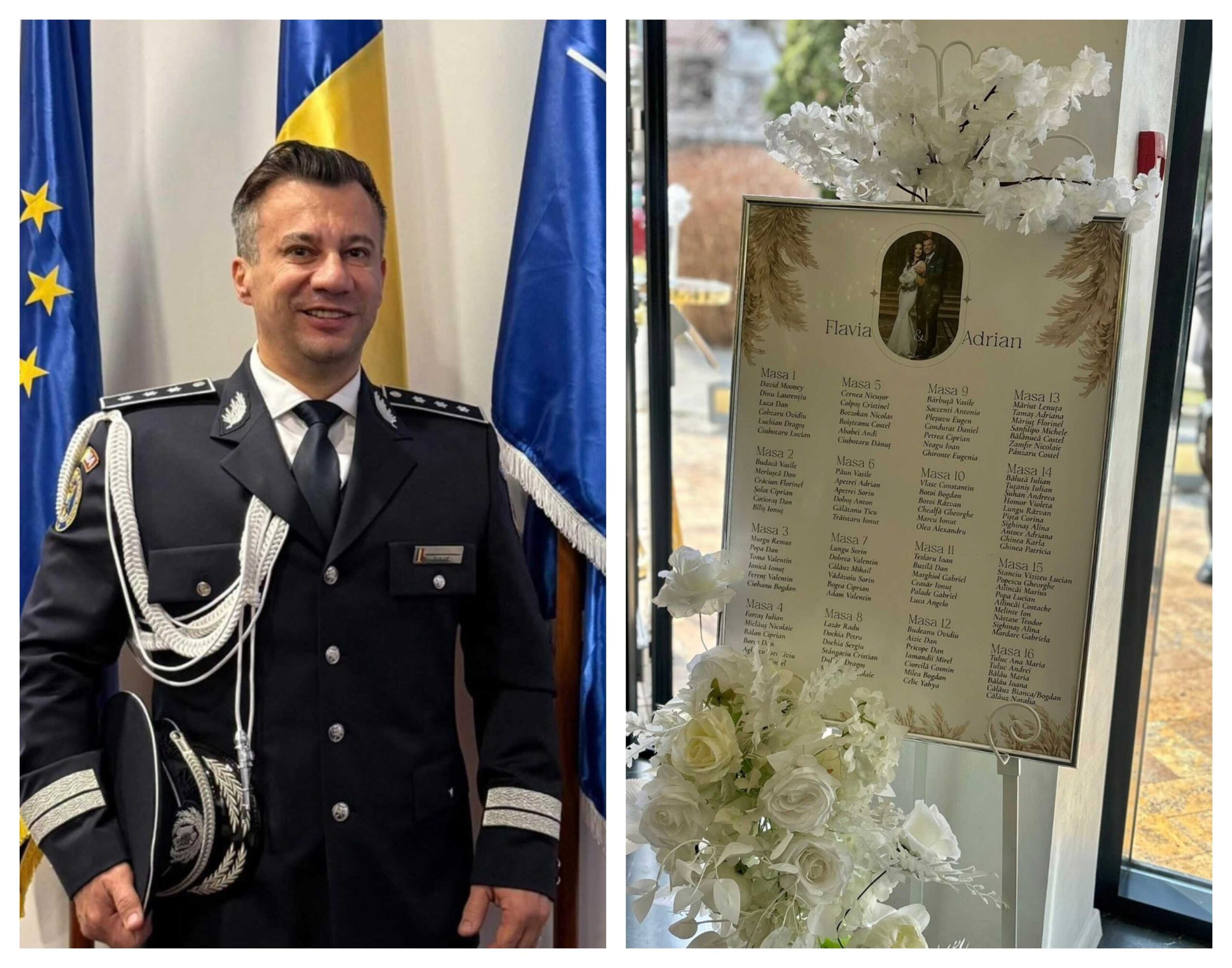 Legături bolnăvicioase la Bacău. Primarul, fratele șefului SIE, afaceriști și politicieni certați cu legea, la nunta șefului poliției, el însuși controversat