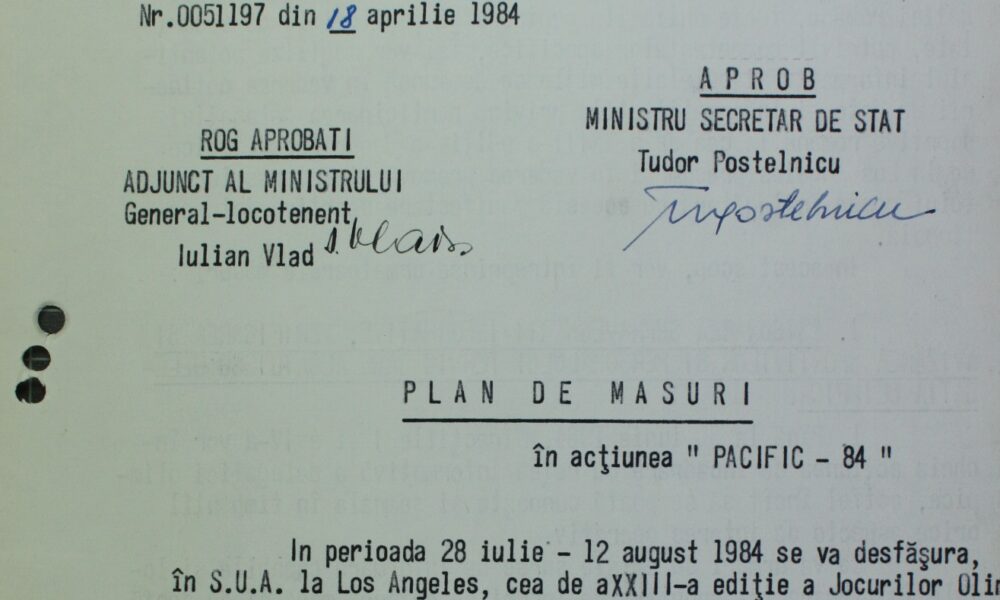 Acţiunea „PACIFIC-84”. Cu Securitatea la olimpiadă