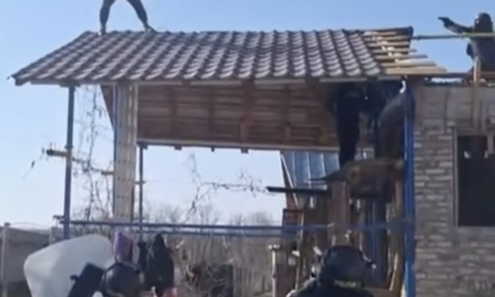 Un bărbat care a atacat cu sabia un luptător SAS a fost împușcat în picior. Intervenție în Argeș