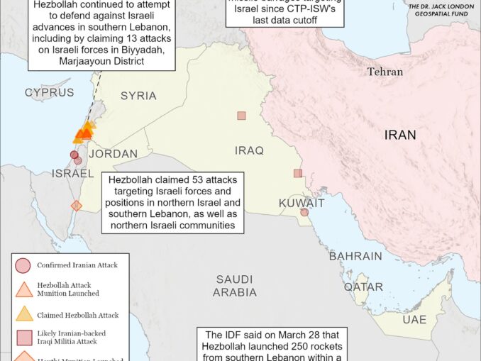 Evoluția războiului din Iran, pe scurt. Institutul pentru Studierea Războiului publică hărțile atacurilor