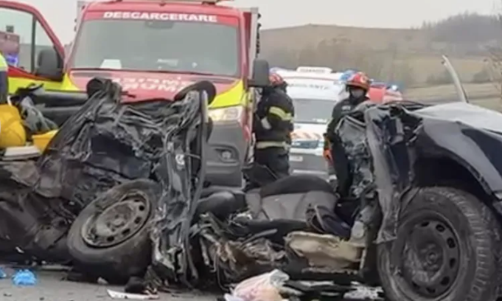 Tragedie pe o șosea din Cluj. Cinci morți într-un accident brutal