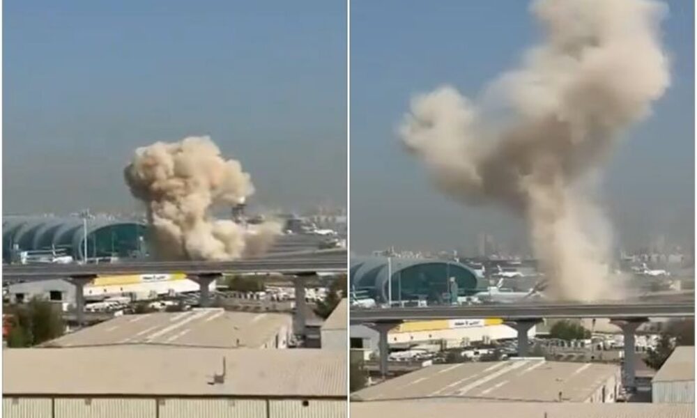 VIDEO Momentul în care o dronă iraniană lovește aeroportul din Dubai