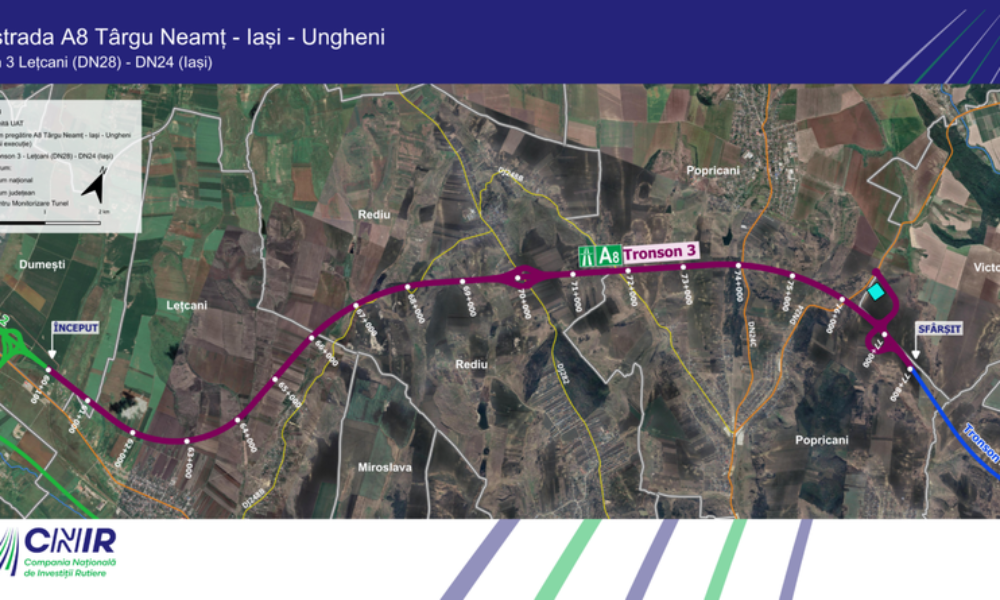 Autostrada Unirii A8. CNIR a lansat licitația pentru supervizarea lucrărilor pe lotul 3