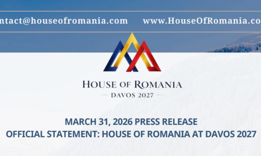 House of Romania la Davos 2027