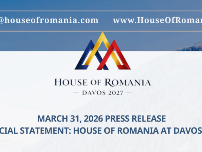 House of Romania la Davos 2027