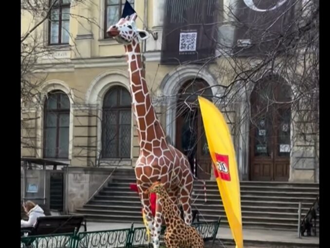 Girafa de la Antipa, simbolul muzeului, și-a găsit perechea