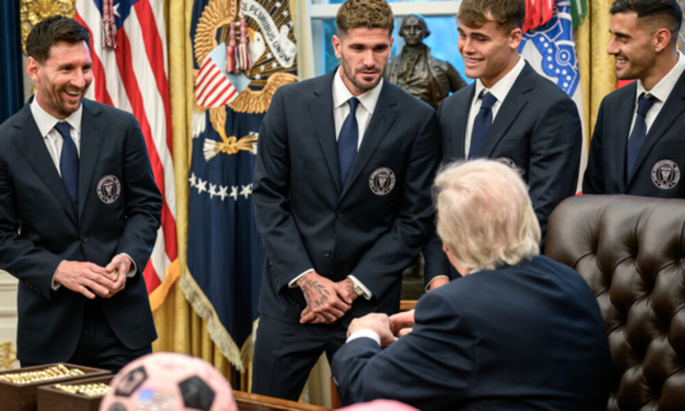 VIDEO „Leo, ai venit şi ai câştigat”: Donald Trump i-a primit pe Messi şi Inter Miami la Casa Albă