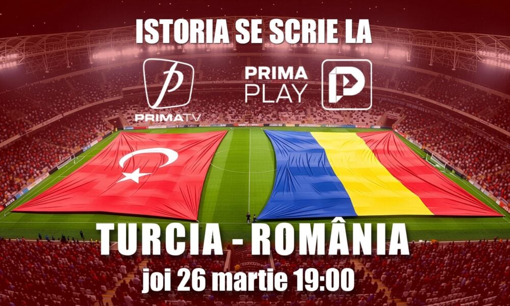 PRIMA TV ȘI PRIMA SPORT – Program special dedicat meciului Turcia-România Video