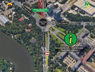 Trafic restricționat la Piața Presei pentru lucrări la metrou