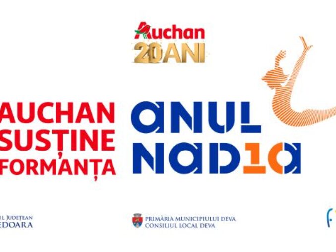 Auchan România susține cu mândrie Gala „Nadia 10 – Perfecțiunea inspiră” de la Deva, un omagiu adus performanței și excelenței în sportul românesc