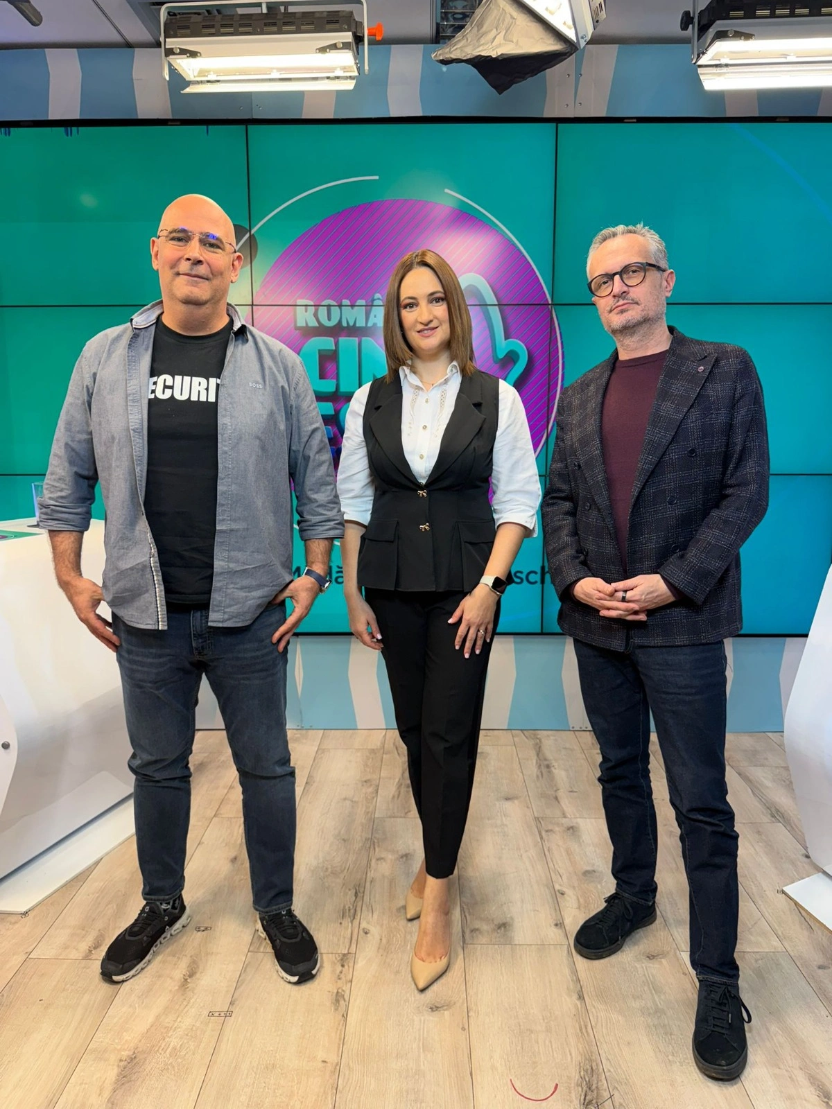 Mădălina Dobrovolschi și invitații emisiunii FOTO Arhivă Mădălina Dobrovolschi