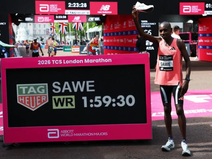 Sabastian Sawe, primul om care termină un maraton sub două ore