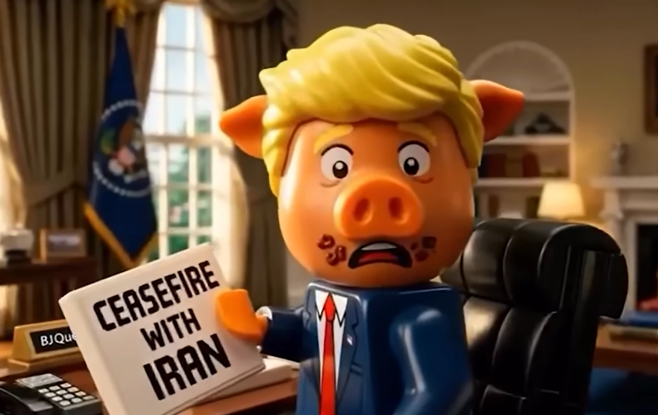 VIDEO Donald Trump, atacat în animații cu piese Lego