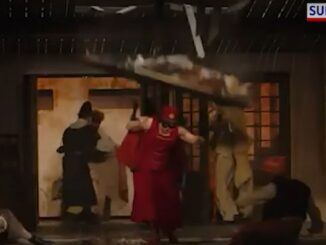 Tavan fals, căzut peste un actor aflat pe scenă. Un angajat beat, principalul vinovat