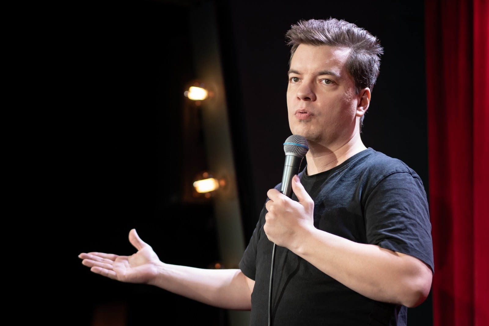 Toma Alexandru pe scenă FOTO Arhivă personală