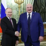 Vladimir Putin și Alexandr Lukașenko - un tandem dictatorial FOTO Facebook Ambasada Rusiei în România