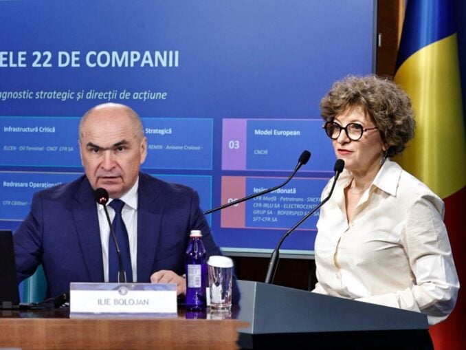 DOCUMENT „Riscuri majore” semnalate de Oana Gheorghiu în ședința de Guvern. Vizat este jalonul PNRR care prevede listarea sau restructurarea a trei companii de stat