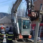 Rucăr, Argeș, scurgeri gaze, DN73, trafic blocat, ISU Argeș, avarie gaze Rucăr