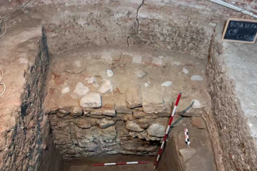 Fundațiile unei ctitorii a lui Mircea cel Bătrân, găsite la Vâlcea