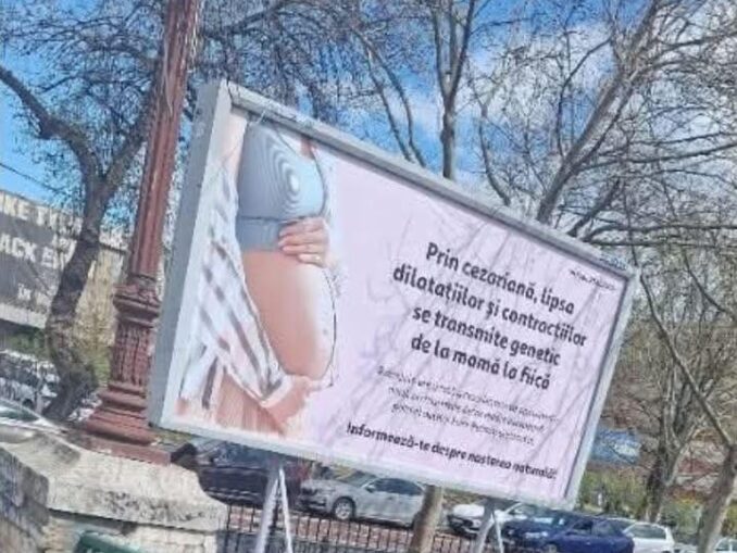 Ginecologii avertizează: Panourile anti-cezariană, un pericol medical