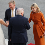 Melania Trump, apariție de lux la Washington. Cât a costat rochia purtată la întâlnirea cu Regele Olandei