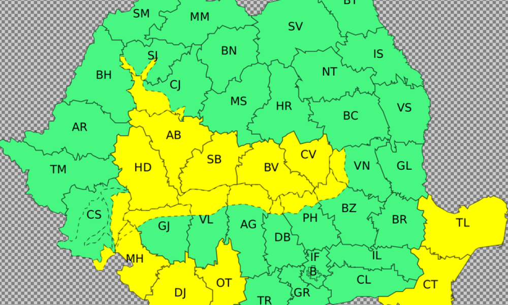 Alertă de vreme severă. Temperaturile scad drastic