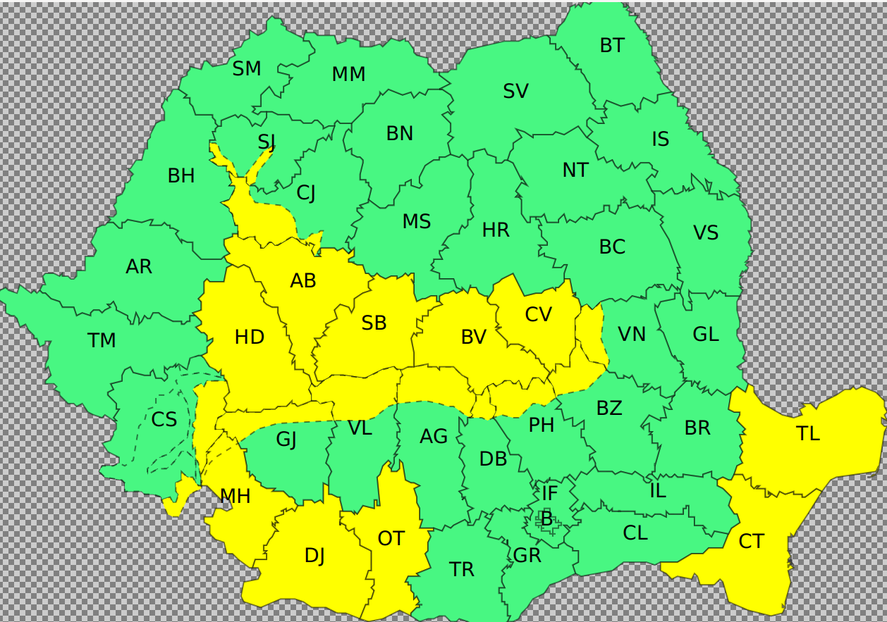 Alertă de vreme severă. Temperaturile scad drastic