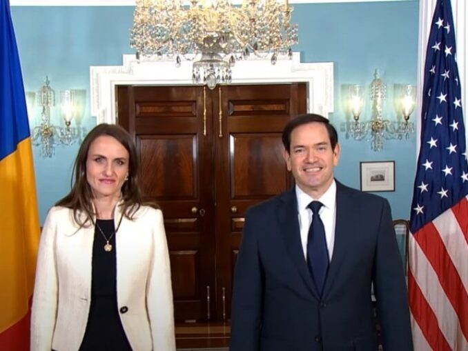 UPDATE Marco Rubio laudă parteneriatul cu România în discuția cu Oana Țoiu