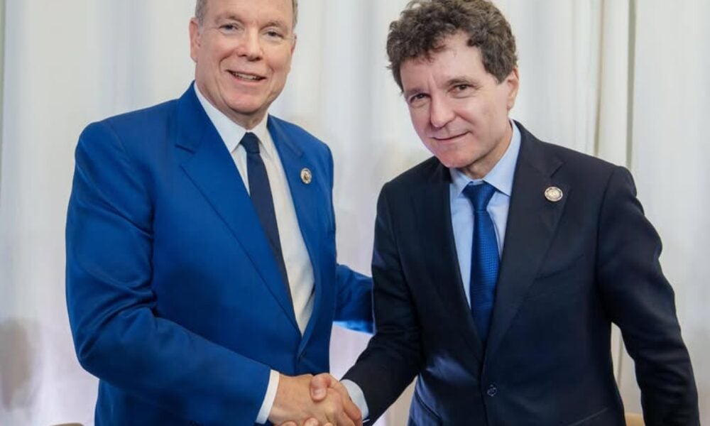 Nicușor Dan și Albert al II-lea de Monaco, întâlnire la Erevan