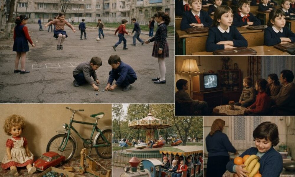 Cum arăta copilăria în Bucureștiul comunist. Între jocurile dintre blocuri și lipsurile anilor ’80
