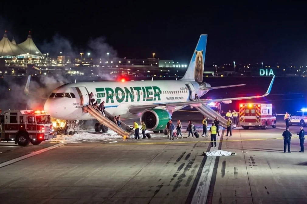 VIDEO Tragedie pe pistă. Un om aspirat de motoarele unui avion