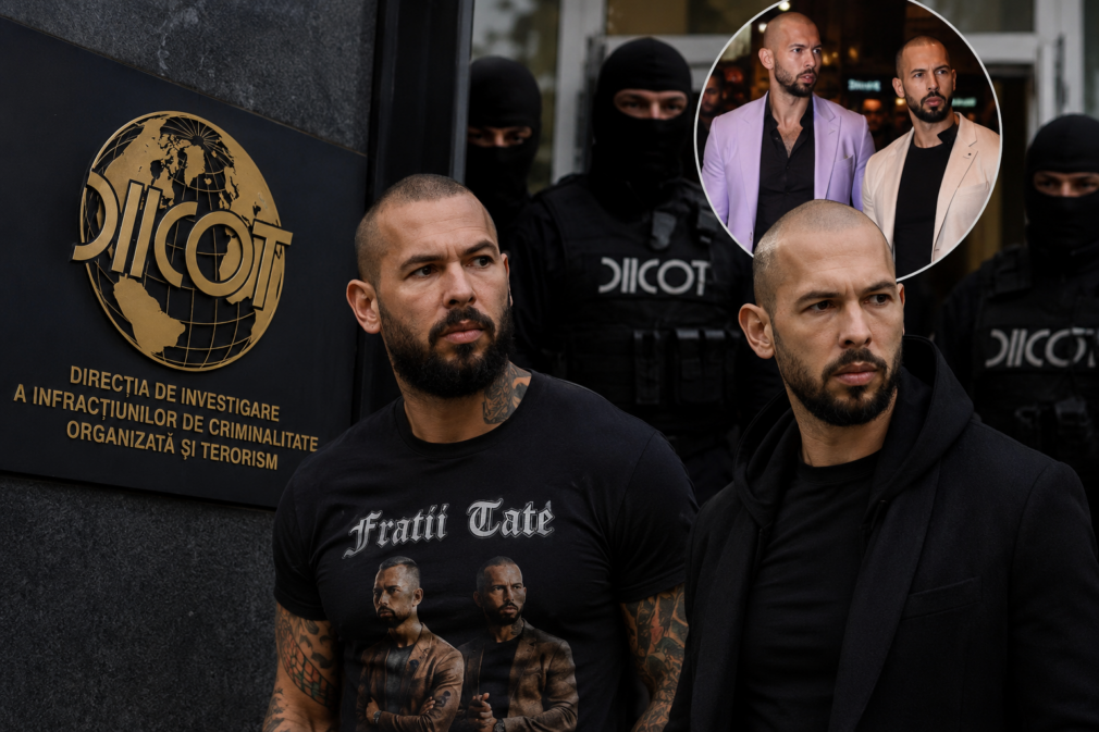DIICOT se ține de capul fraților Andrew și Tristan Tate. Procurorii extind de azi cercetările pe noi infracțiuni