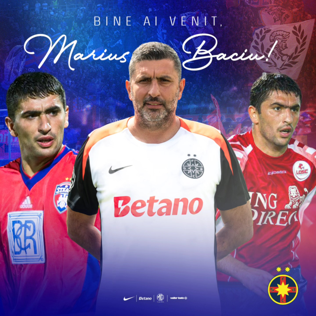 Marius Baciu e noul antrenor al FCSB