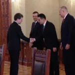 Nicușor Dan și delegația PSD FOTO Captură Adm Prezidențială