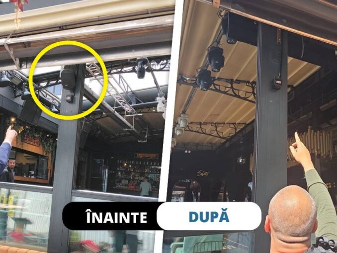 Primăria și Poliția Locală dau jos boxele teraselor din Centrul Vechi