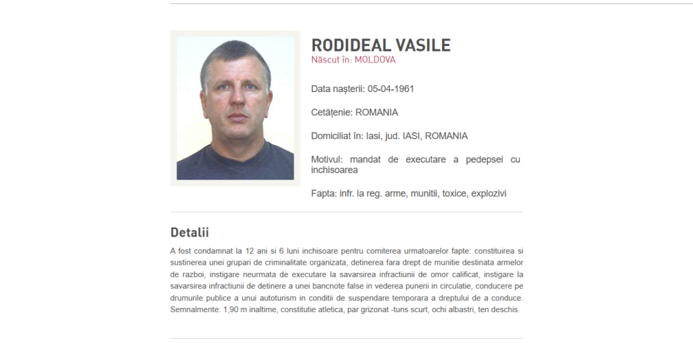 Român urmărit internațional, adus în țară din Rusia de Poliția Română. A fost condamnat la 12 ani de închisoare