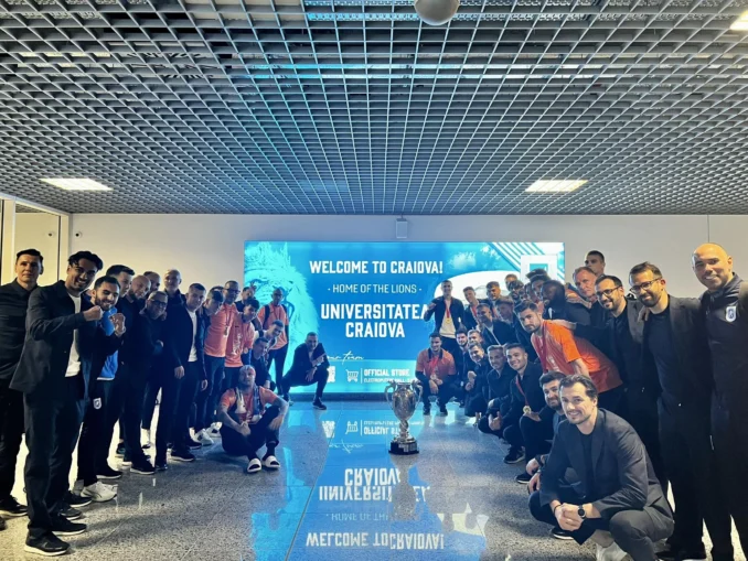 Universitatea Craiova a câştigat Cupa României pentru a șaptea oară