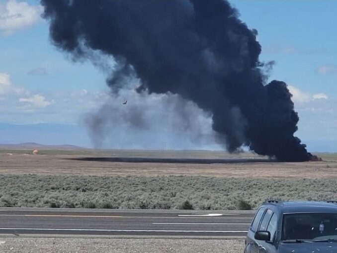Accident aviatic în Idaho: Două avioane de vânătoare s-au ciocnit în aer la un show