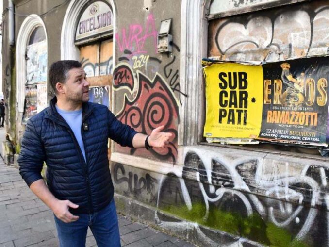 Ciprian Ciucu critică lipsa de sprijin a Ministerului Culturii în combaterea graffiti-ului