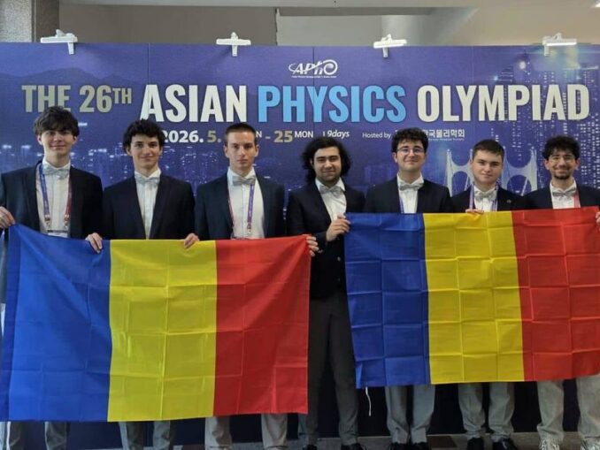 Trei medalii de argint, trei de bronz şi o menţiune de onoare pentru România, la Olimpiada Asiatică de Fizică 2026