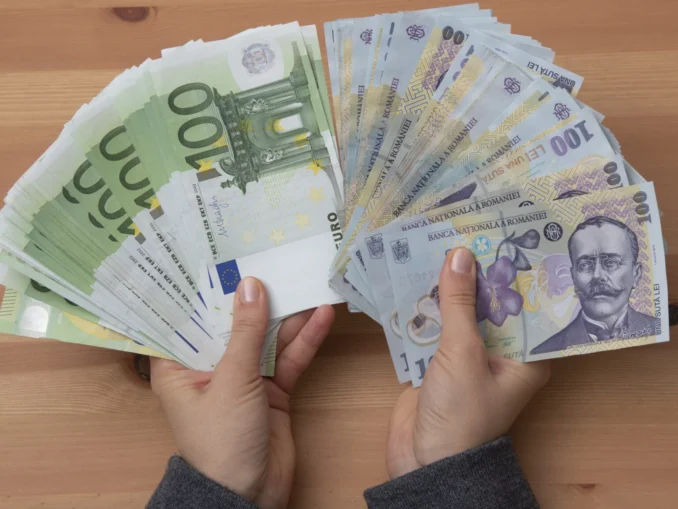 Euro urcă din nou în România: cursul BNR atinge 5,21 lei
