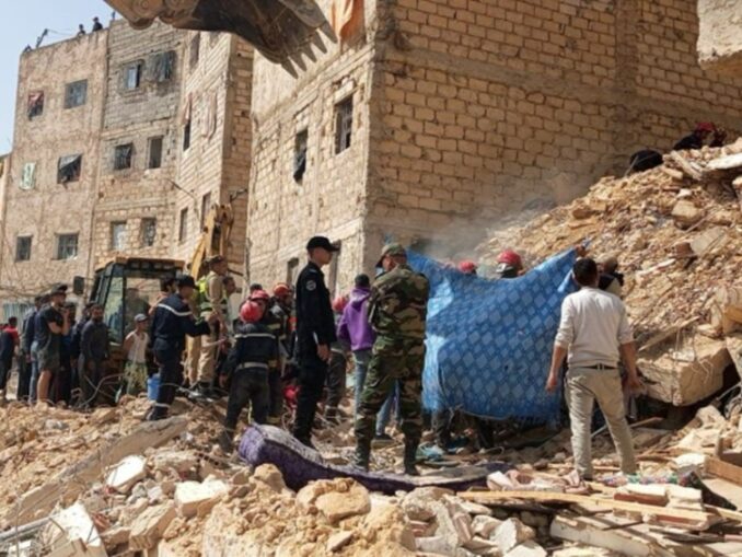Tragedie în Maroc. Un bloc cu patru etaje din Fes s-a părbușit, iar cel puțin patru oameni au murit