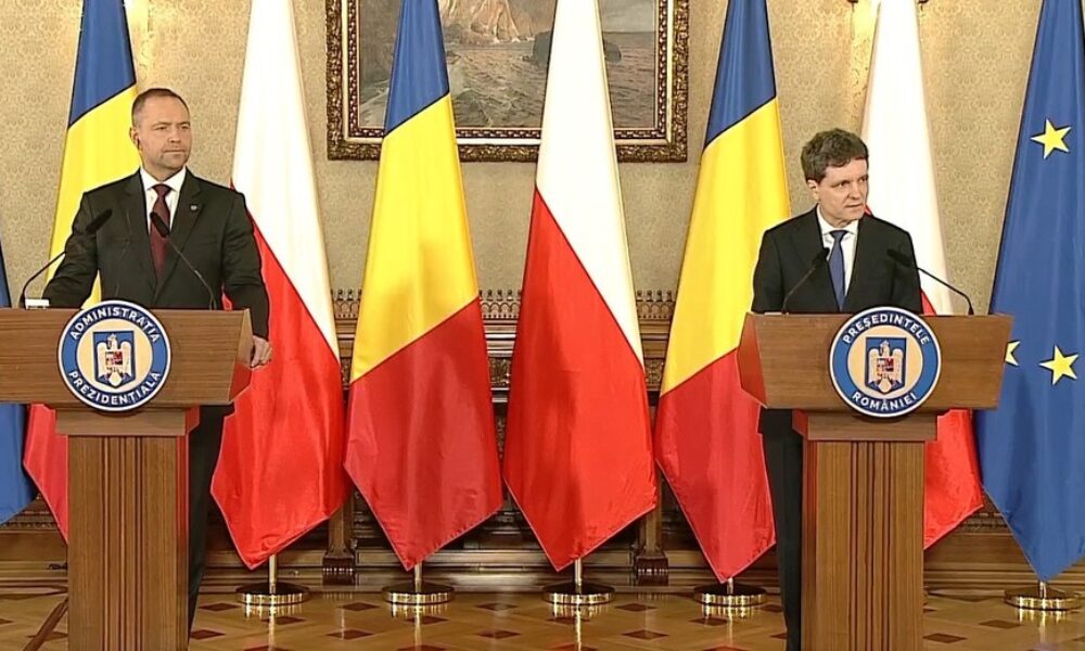 Președintele Nicușor Dan, declarații comune cu omologul său din Polonia: Un partener important pentru România