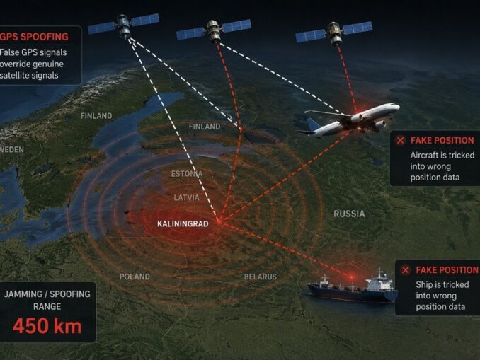 Lituania: Rusia poate bruia GPS-ul până în centrul Europei