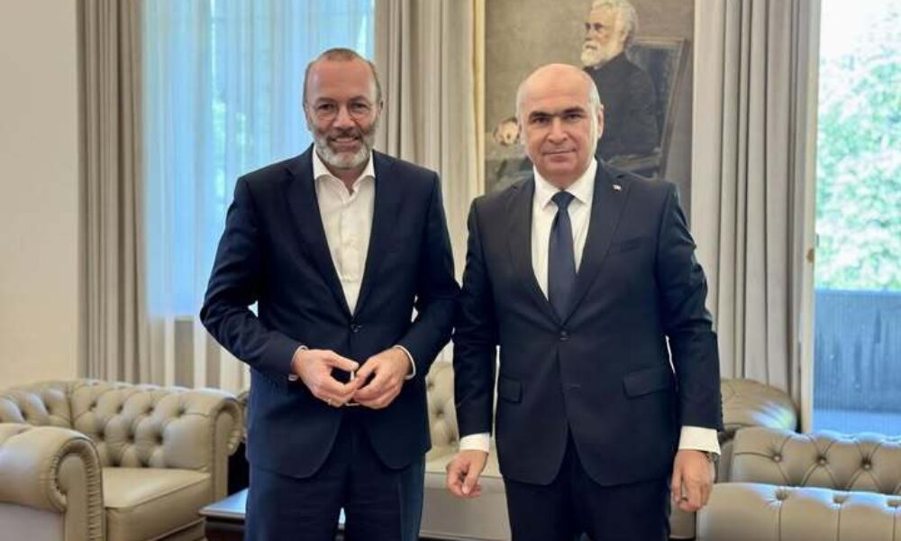 Ilie Bolojan și Manfred Weber: Discuții despre viitorul PNL și situația politică din România