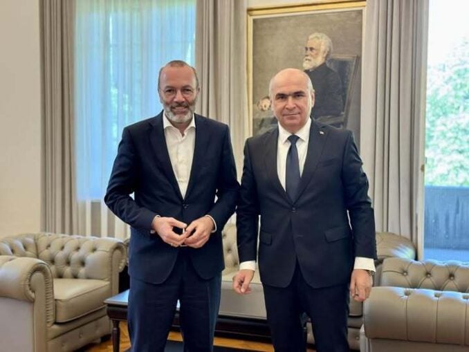 Ilie Bolojan și Manfred Weber: Discuții despre viitorul PNL și situația politică din România
